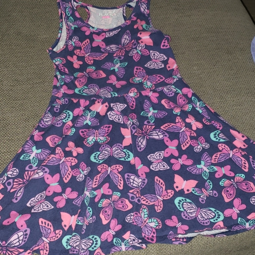 Super cute butterfly tank dress